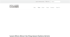 Desktop Screenshot of kingjamesgalleries.com